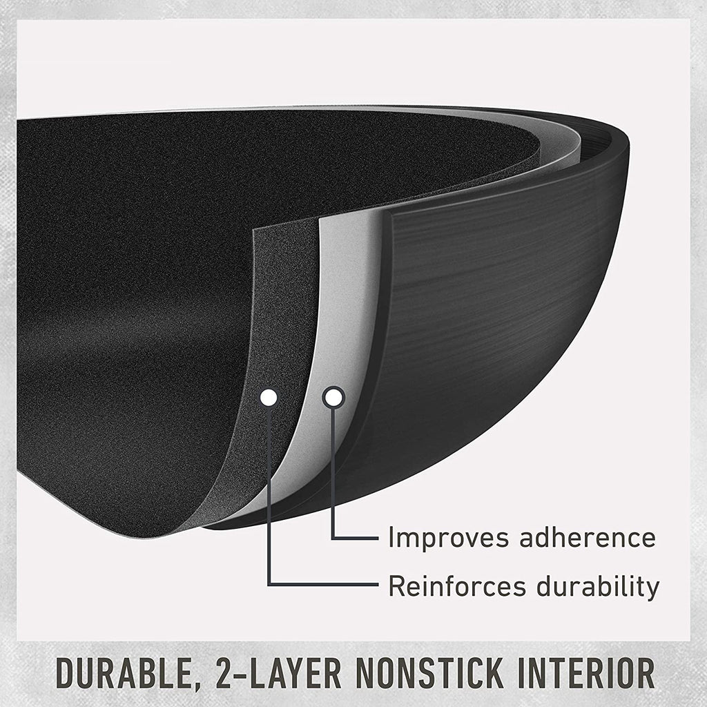 Hard-Anodized Nonstick Sauté Pan with Cover, 5-Quart X380