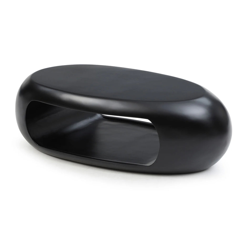 Modern Oval Fiberglass Coffee Table O890428