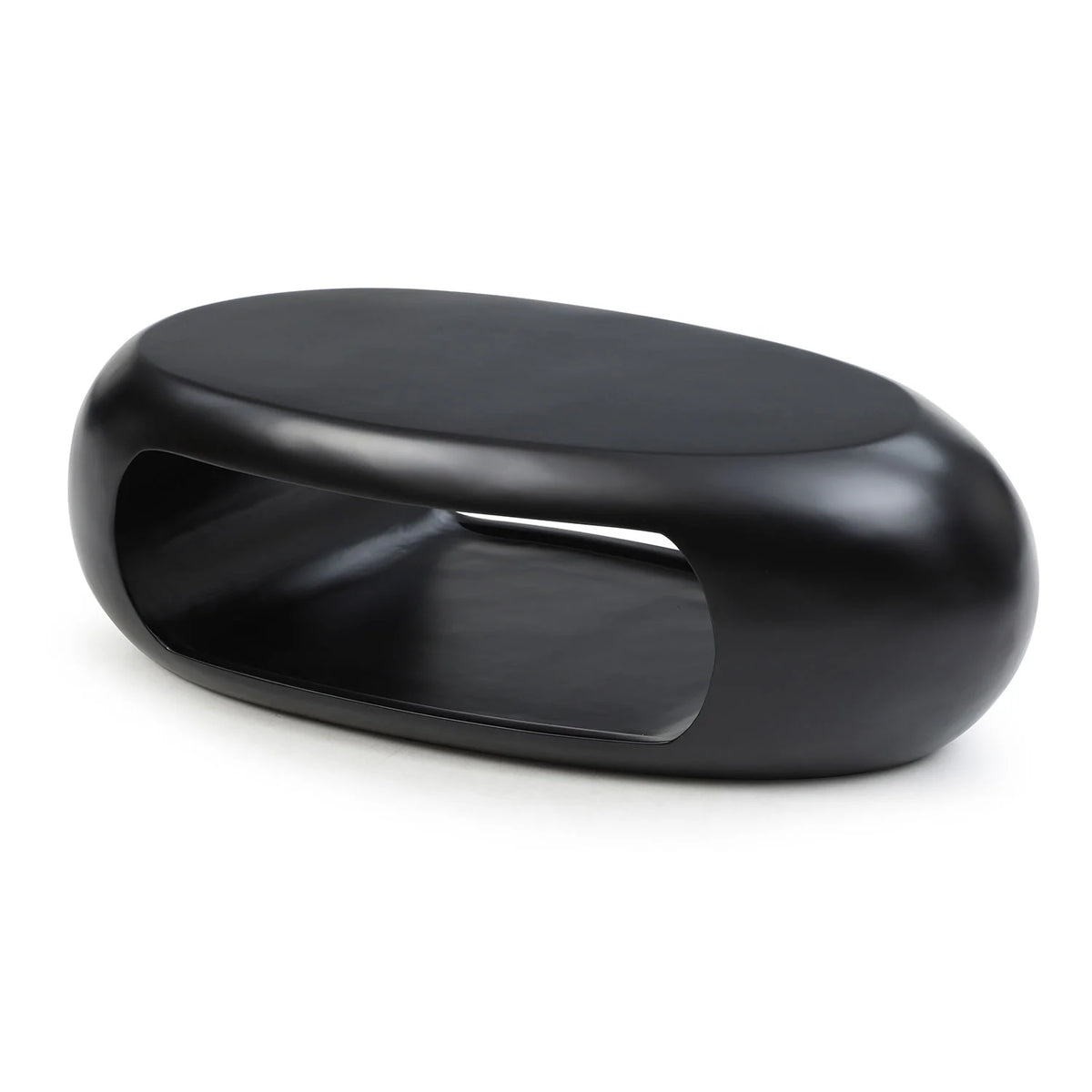 Modern Oval Fiberglass Coffee Table O890428