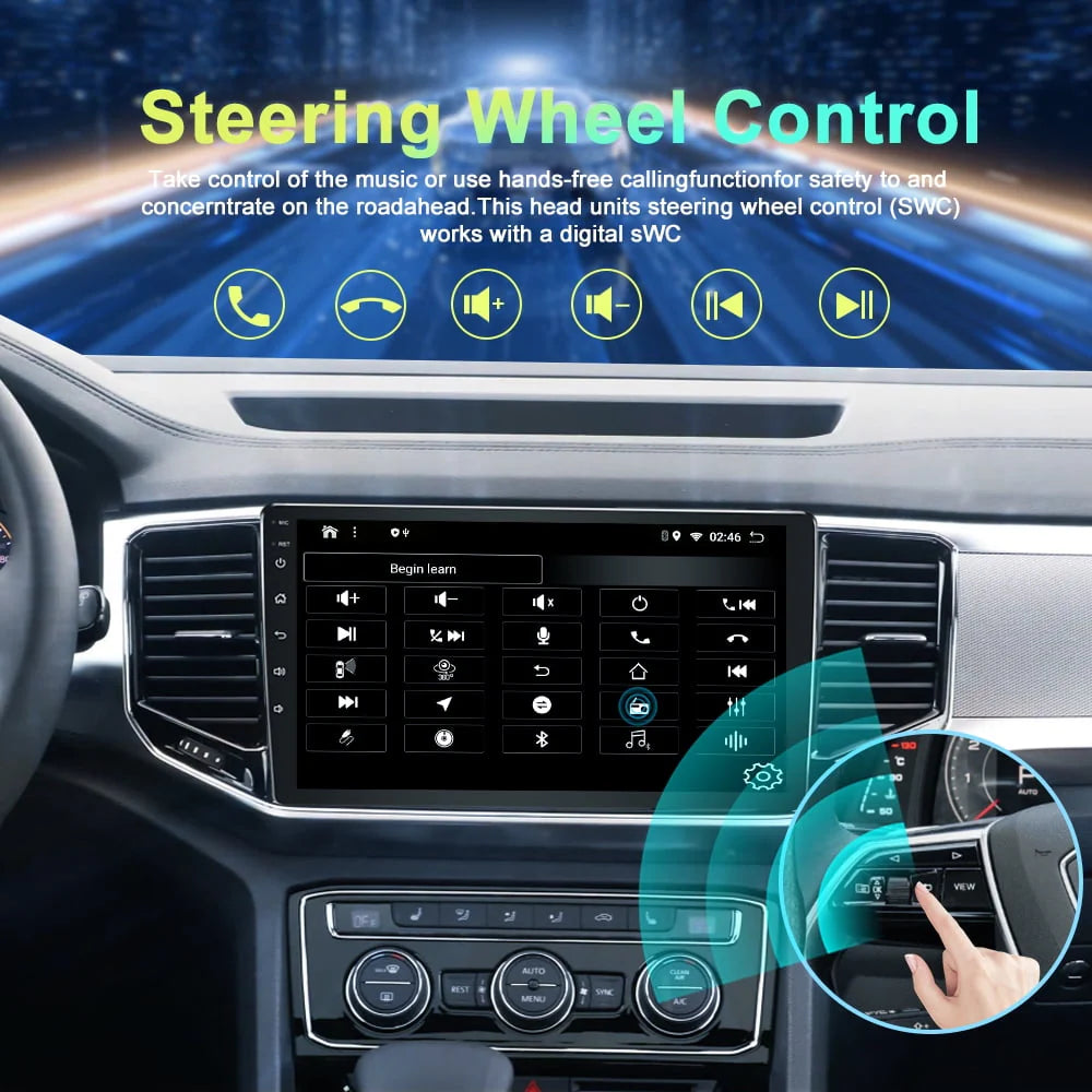 Android 12 Car Stereo Player with Backup Camera P814