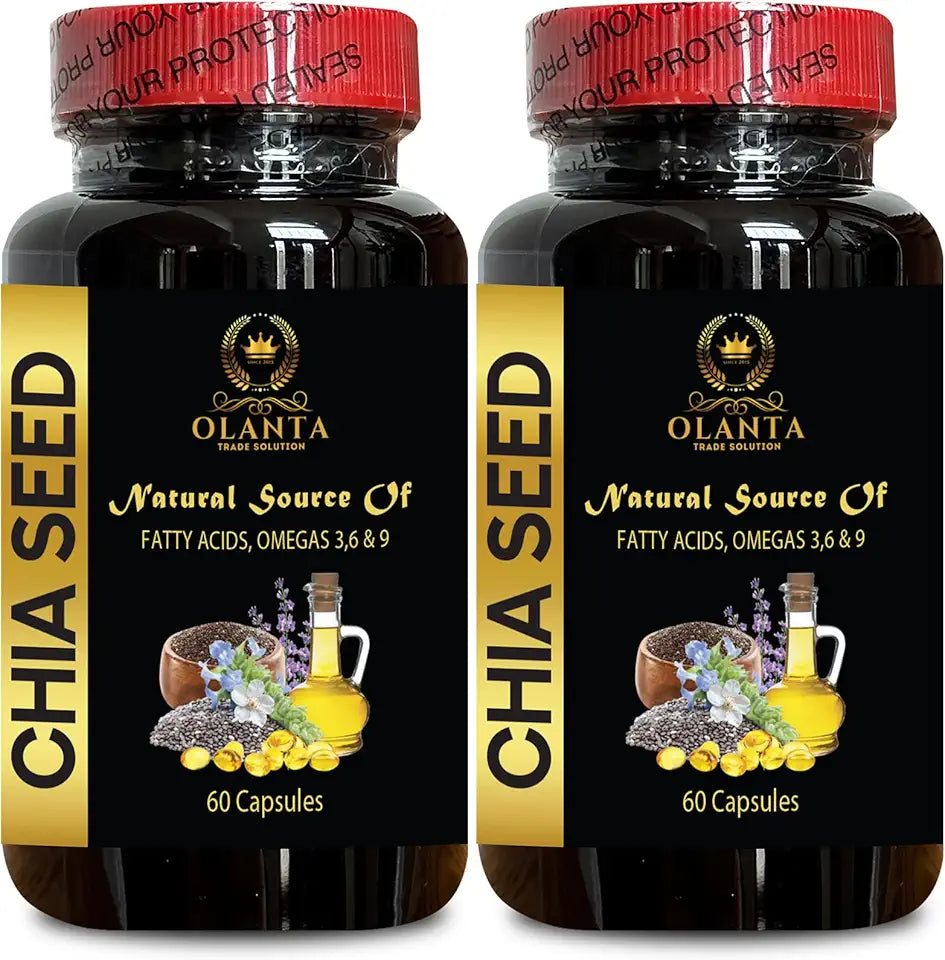 Chia Seed Supplement 2 Bottles K7922