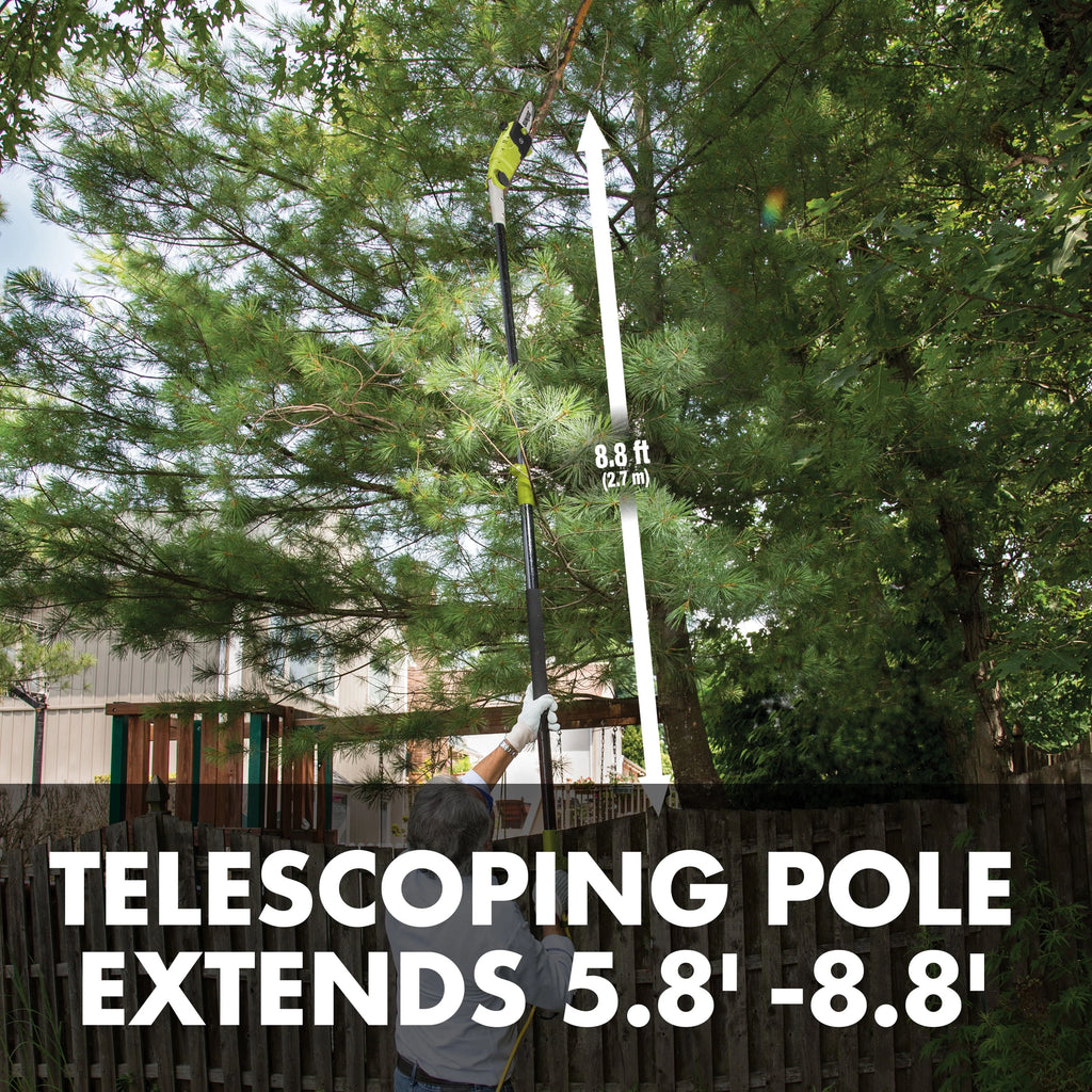Electric 8.0-Amp Telescoping Multi-Angle Pole Saw V4257