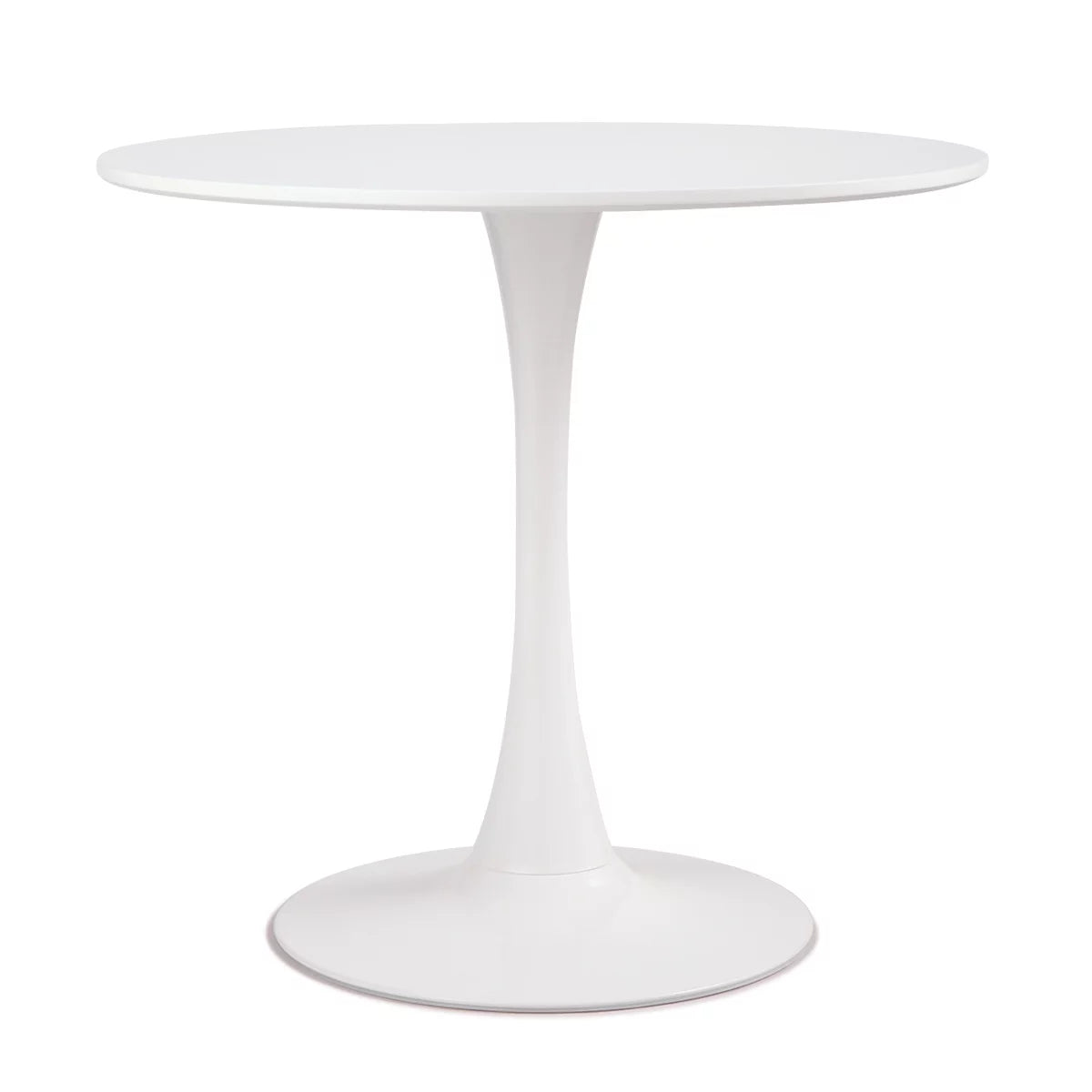 Round Pedestal Dining Table White D18237