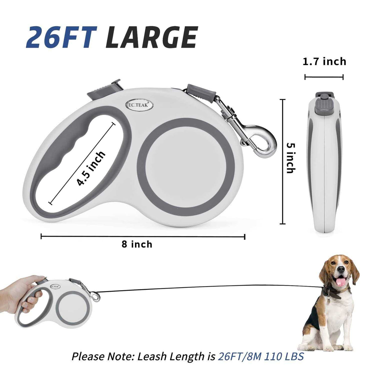 Retractable Dog Leash Medium Breed M623806