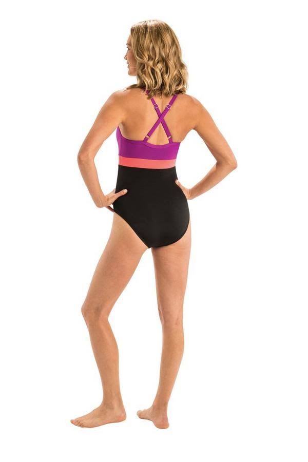 Black Purple Coral One Piece Z580