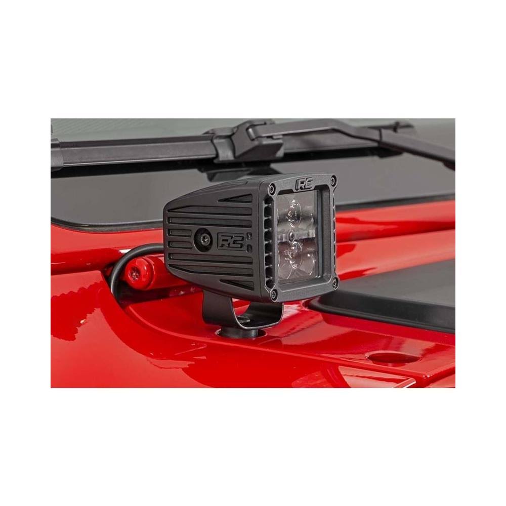2 inch LED Cube Easy-Mount Kit Black I4524