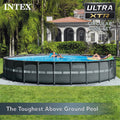 18Ft x 52In Above Ground Swimming Pool Set with Pump W520