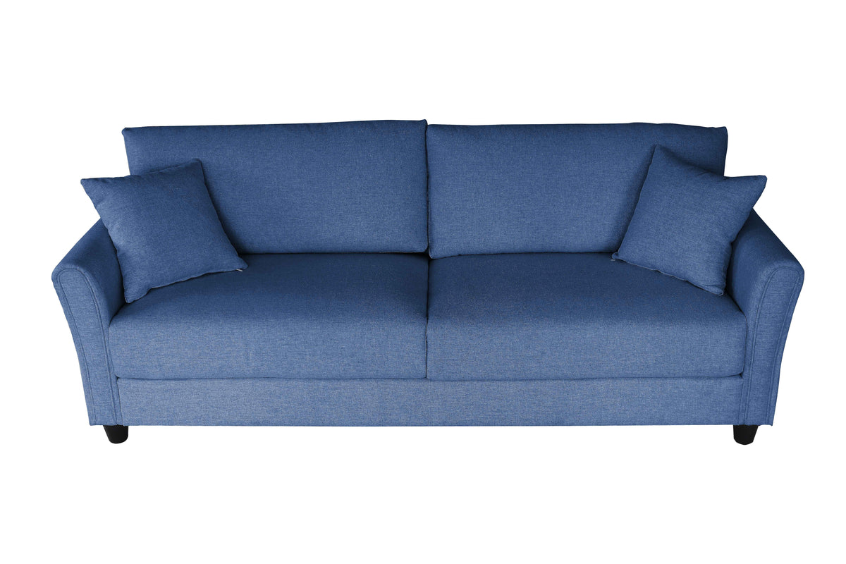 Linen Upholstered 3-Seater Loveseat Y201