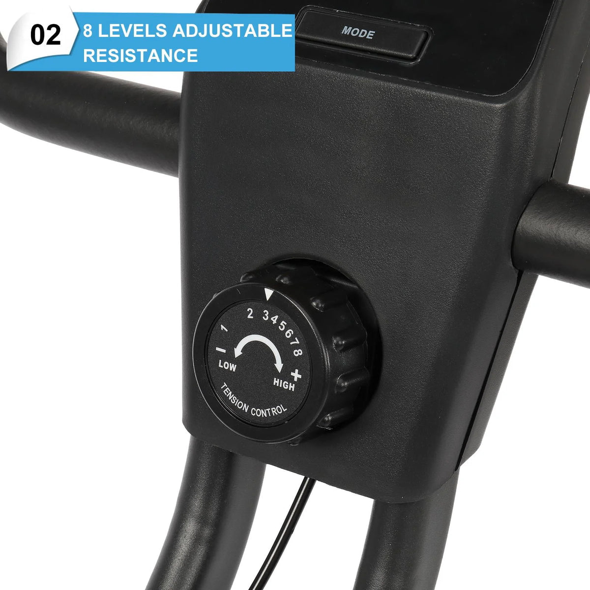 Adjustable Folding Stationary Exercise Bike I7587