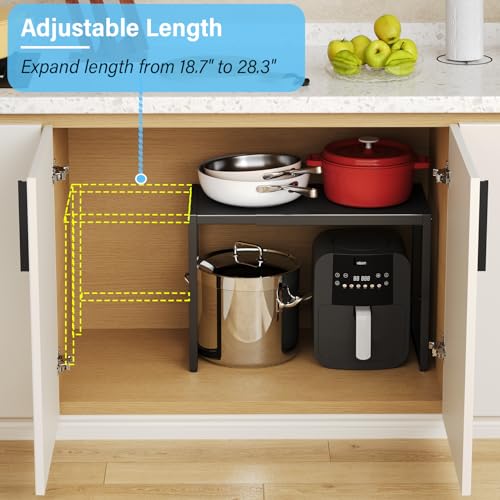 Expandable 2 Tier Heavy Duty Metal Storage Shelves I118771