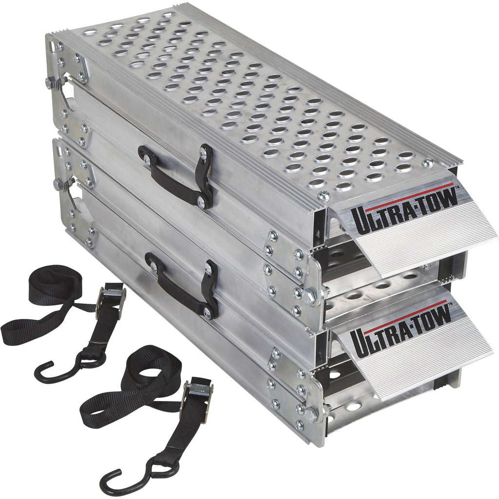 Folding Arched Aluminum Loading Ramp Set 1,000-Lb. Capacity I3579