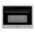 24 1.6 cu ft. Built-in Convection Microwave Oven in Stainless Steel with Black Accents E40909