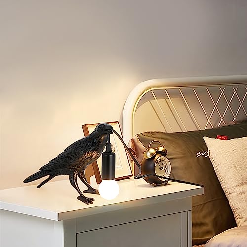 Crow Table Lamp with Bulb X40157