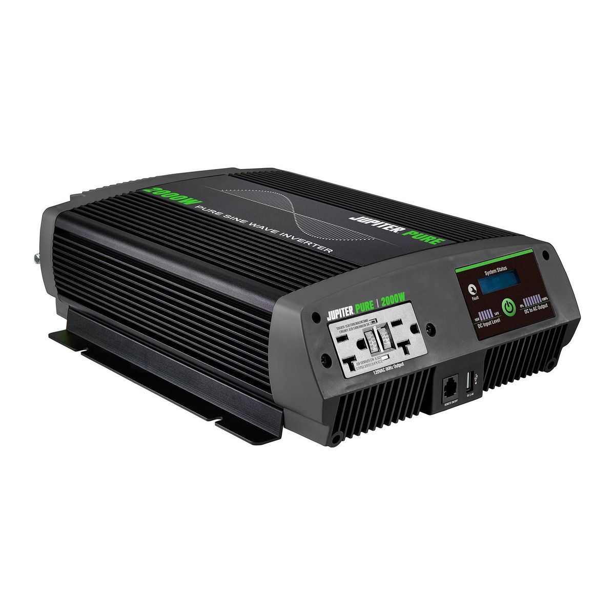 2000 Watt Continuous 4000 Watt Peak Pure Sine Wave Power Inverter X407945