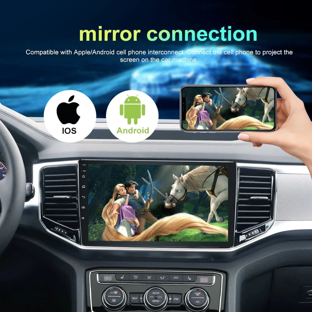 Android 12 Car Stereo Player with Backup Camera P814