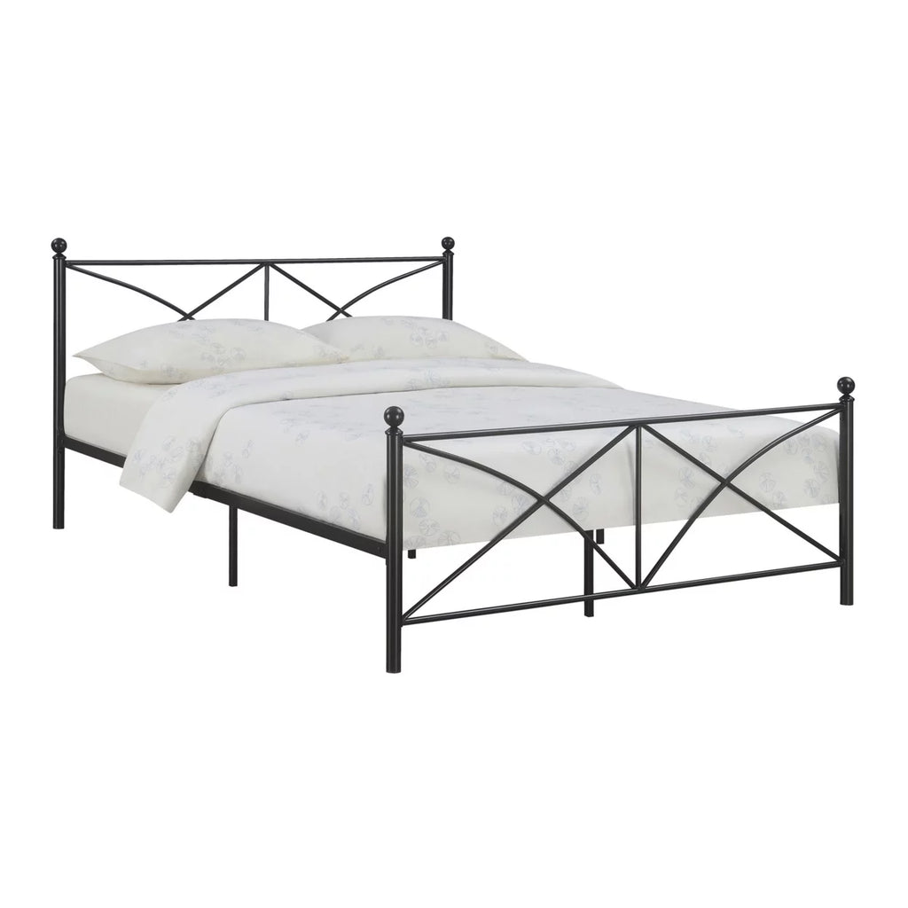 Queen Size Black Metal Bed D82769