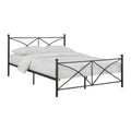 Queen Size Black Metal Bed D82769