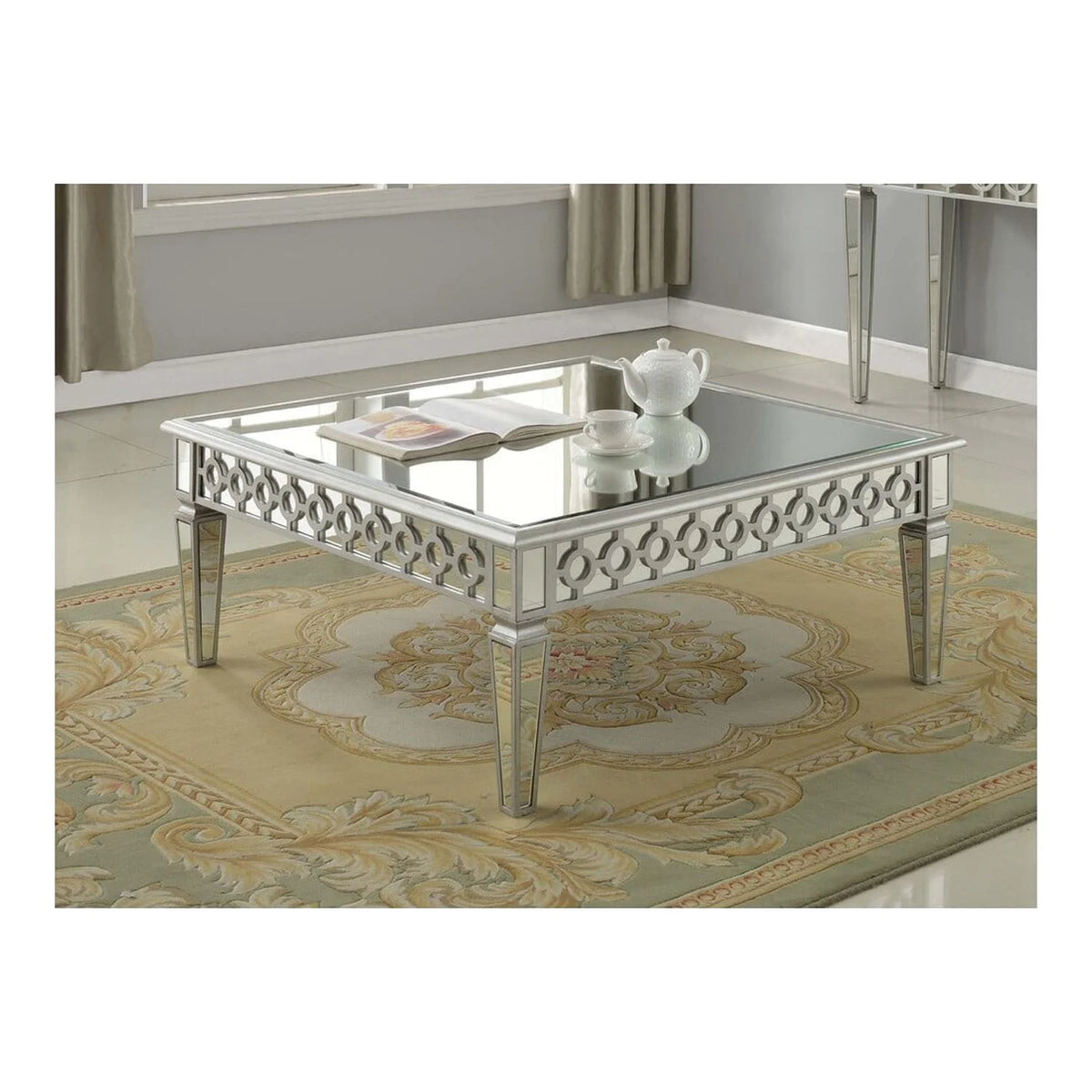 Solid Wood Square Coffee Table V906