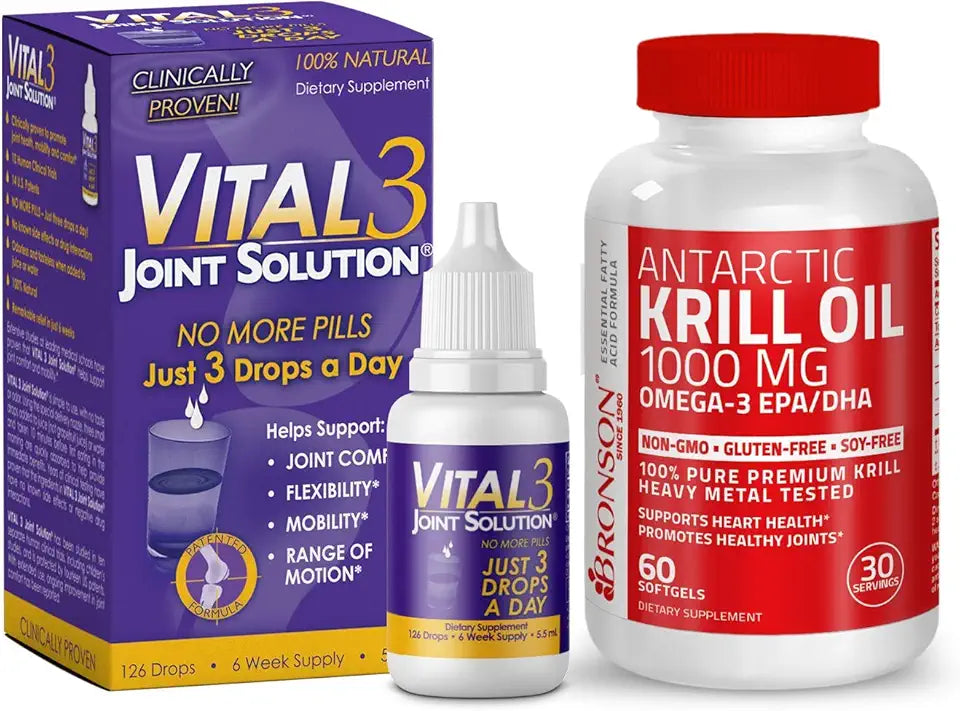 Liquid Knee Relief with Antarctic Krill Oil 1000 mg Omega-3s A3184