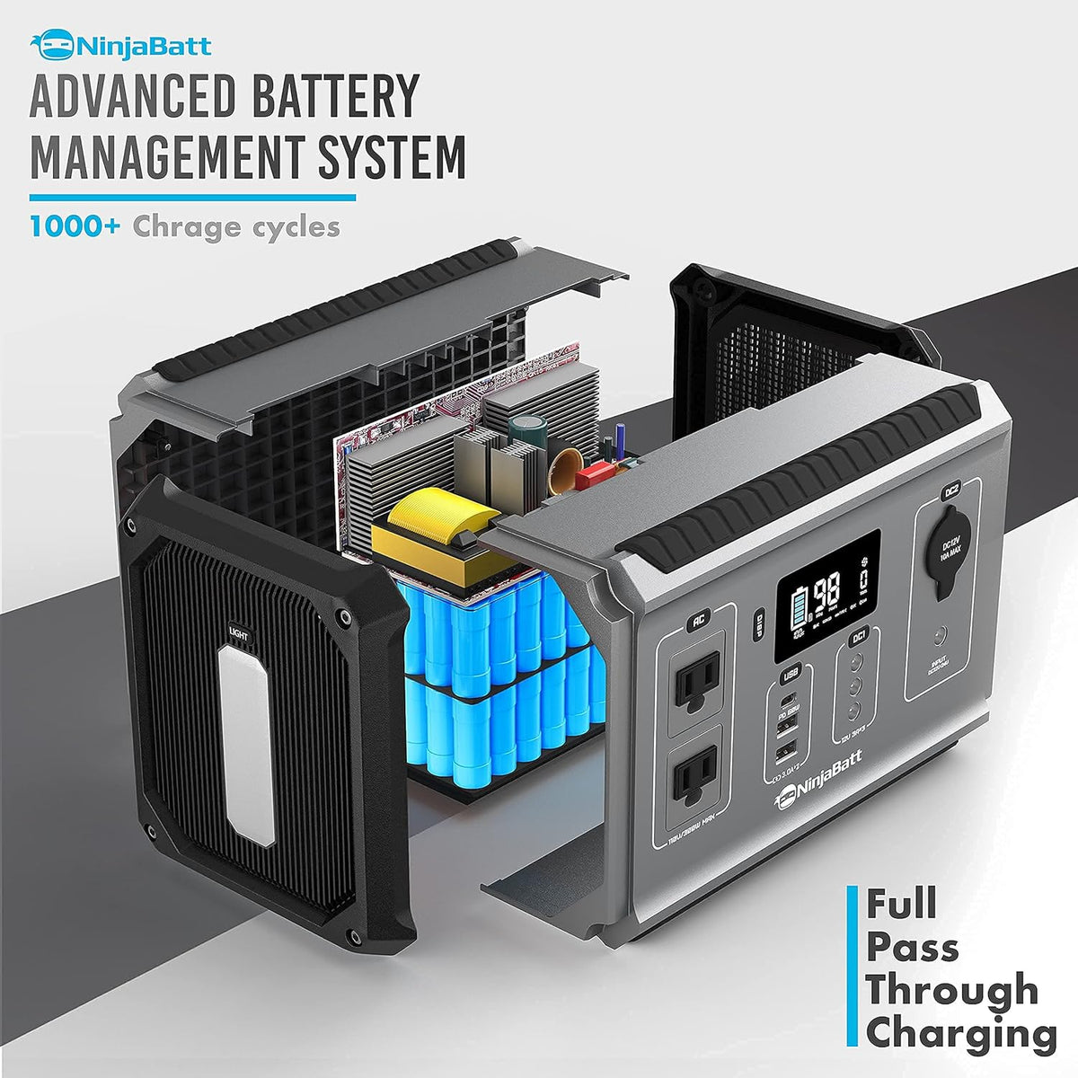 500W Portable Power Station with 560Wh Battery F175922