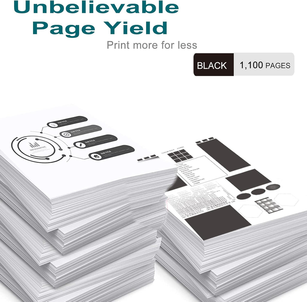 2 Pack Black Compatible Toner Cartridge O41076