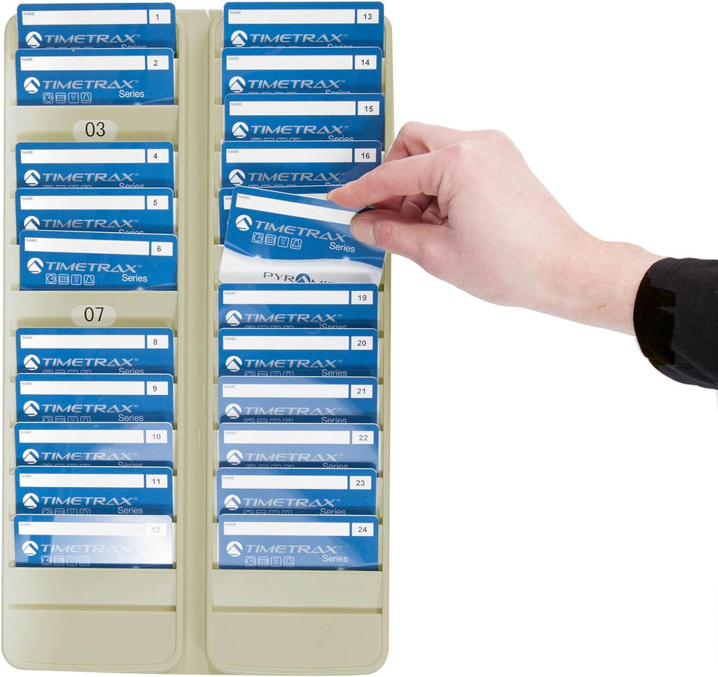 24 Pocket Plastic Badge Rack F320328