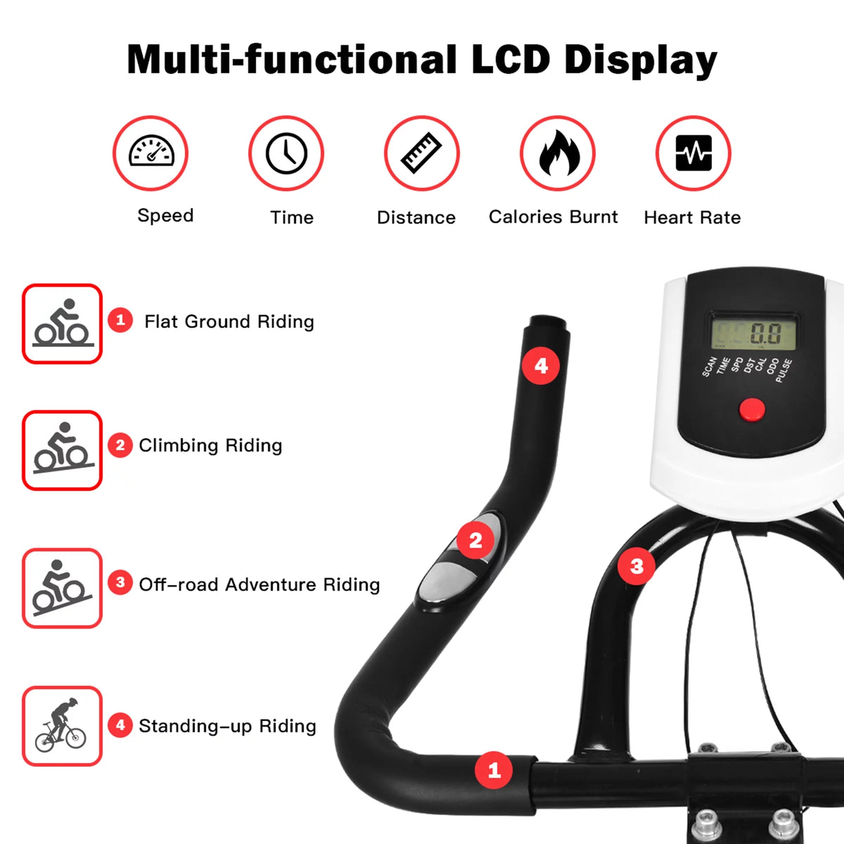 Exercise Bike with Adjustable Resistance X32210