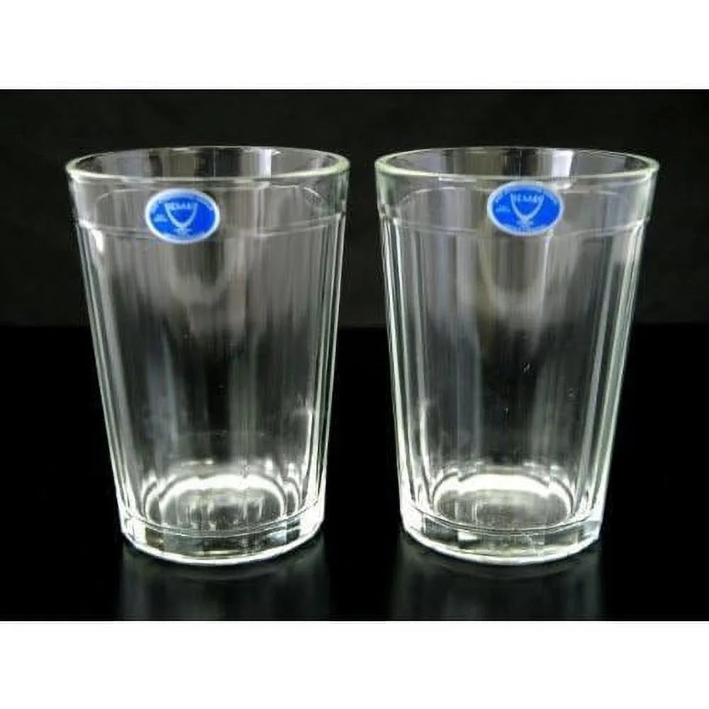 Vintage Hot Tea Glass Set Of 2 Q18499