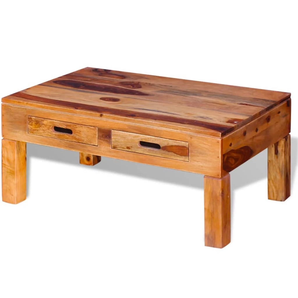 Solid Sheesham Wood Coffee Table L76050