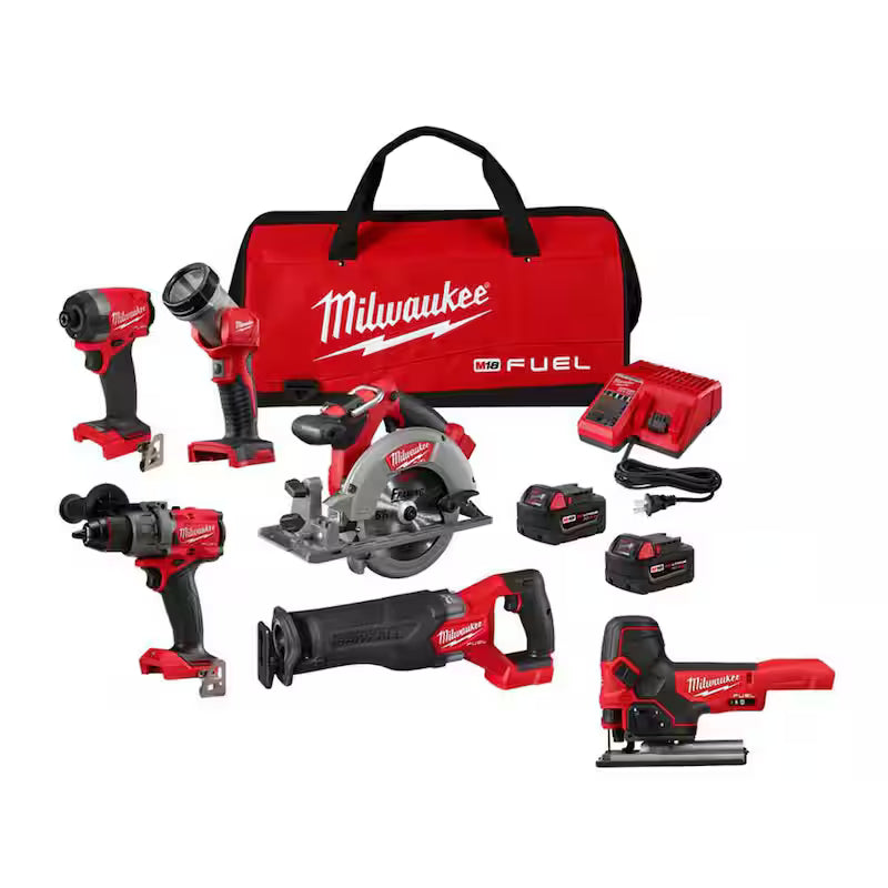 18-Volt Lithium-Ion Brushless Cordless Combo Kit (5-Tool) Q1841