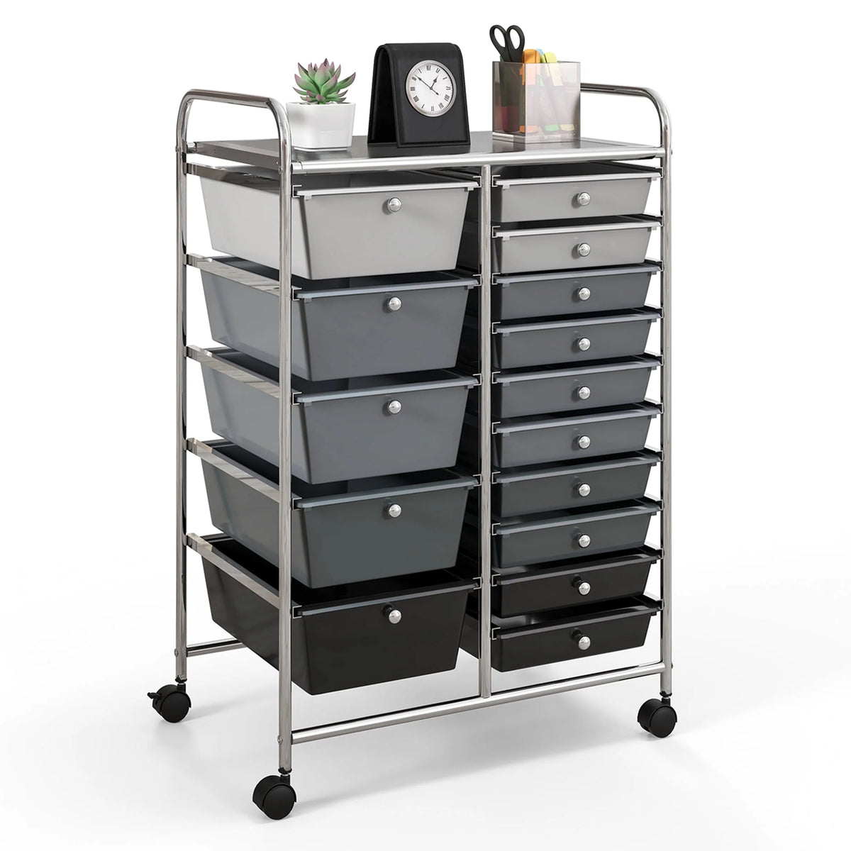15 Drawer Rolling Storage Cart Organizer P221632