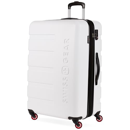Hardside Expandable Luggage with Spinner Wheels, White, Carry-On 19-Inch N105