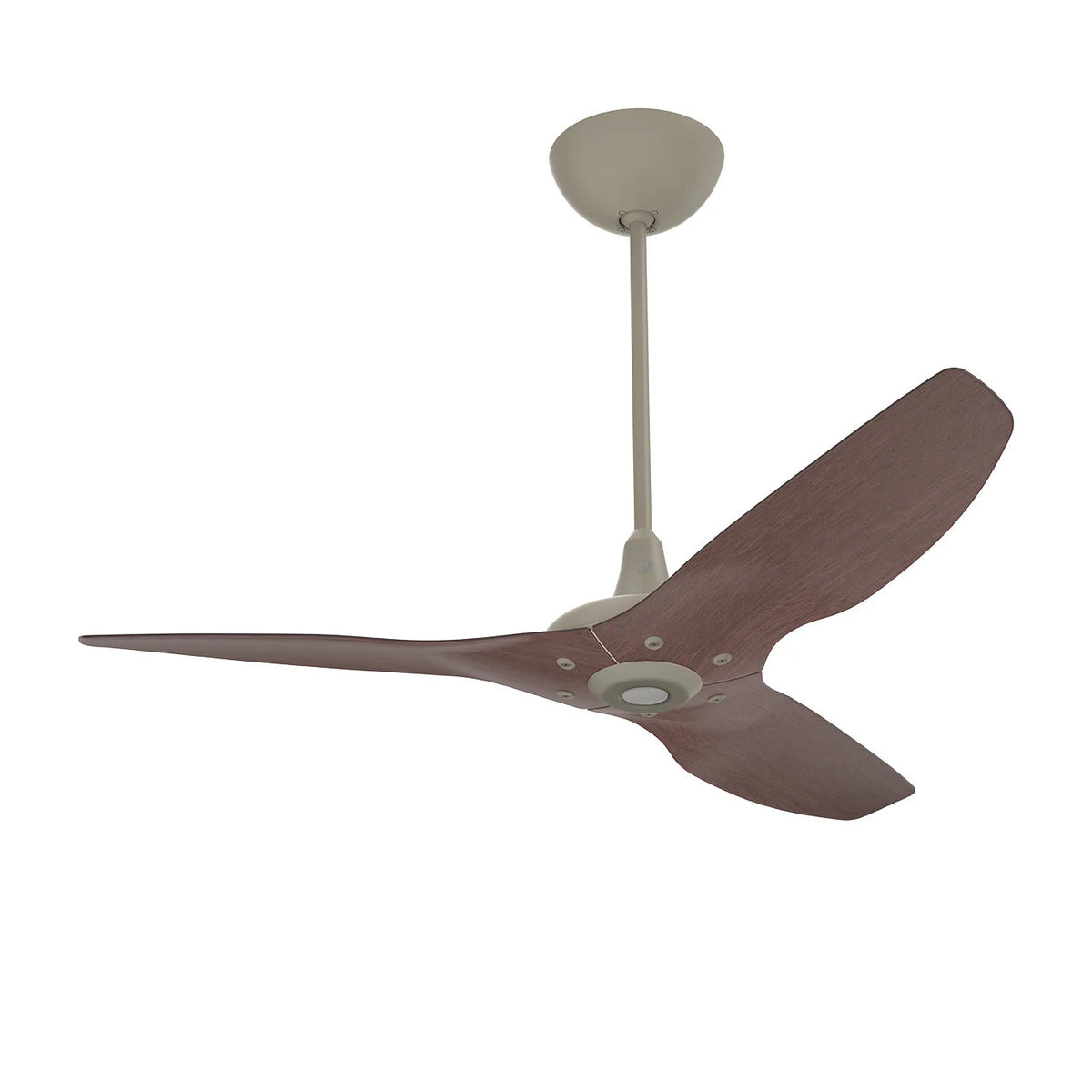 52 Ceiling Fan with Cocoa Bamboo Blades and Satin Nickel Finish E291753
