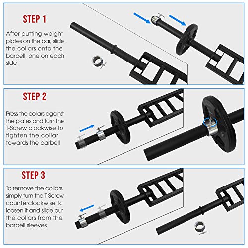 Multi Grip Barbell & Cable Attachment with 2 Collars U7414