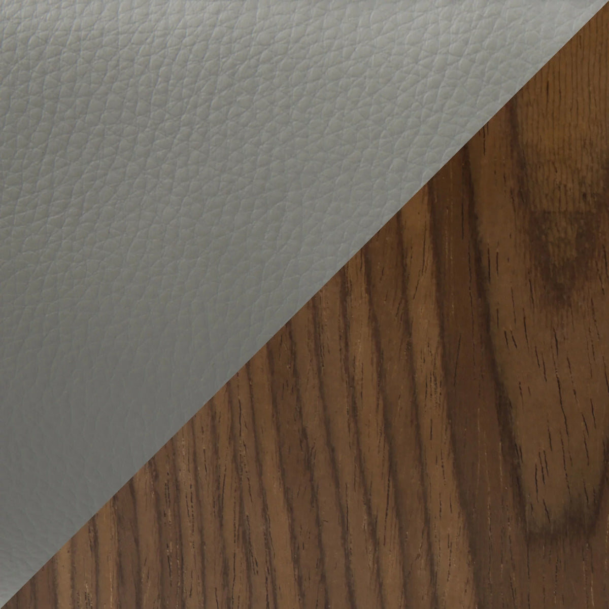 Adjustable Swivel Barstool in Walnut and Grey Faux Leather J144