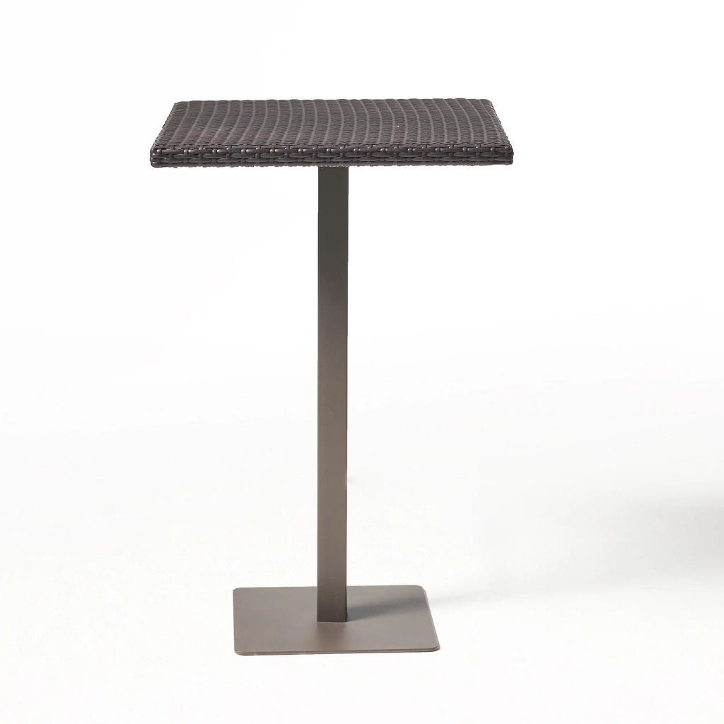 26 Inch Wicker Square Bar Table X248