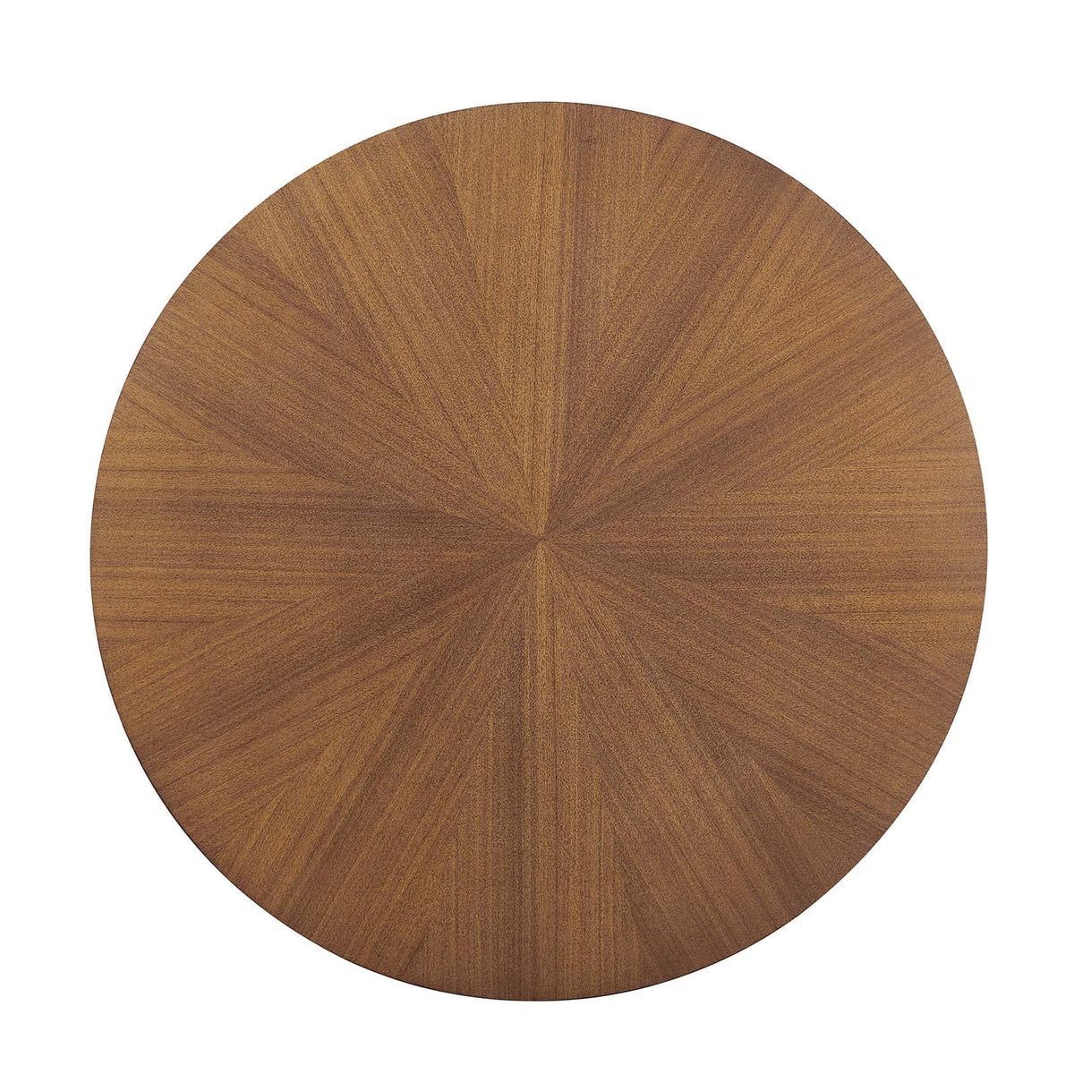 Round Wood Coffee Table in Walnut B769
