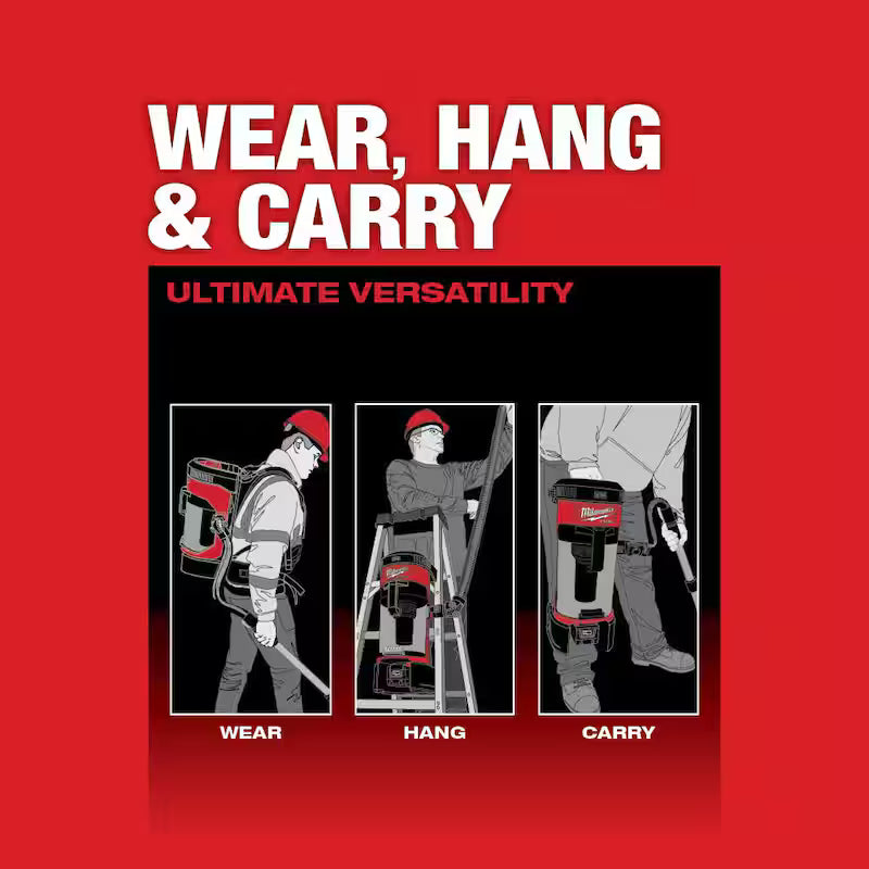 18-Volt Lithium-Ion Brushless Cordless 3-in-1 Backpack Vacuum C7807