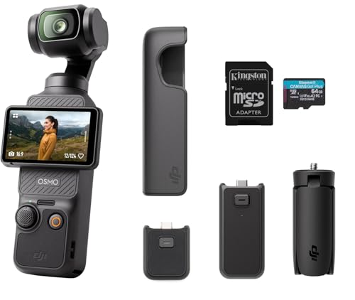 Vlogging Camera with 1'' CMOS & 4K/120fps Video, 3-Axis Stabilization, 2" Rotatable Touchscreen X1085