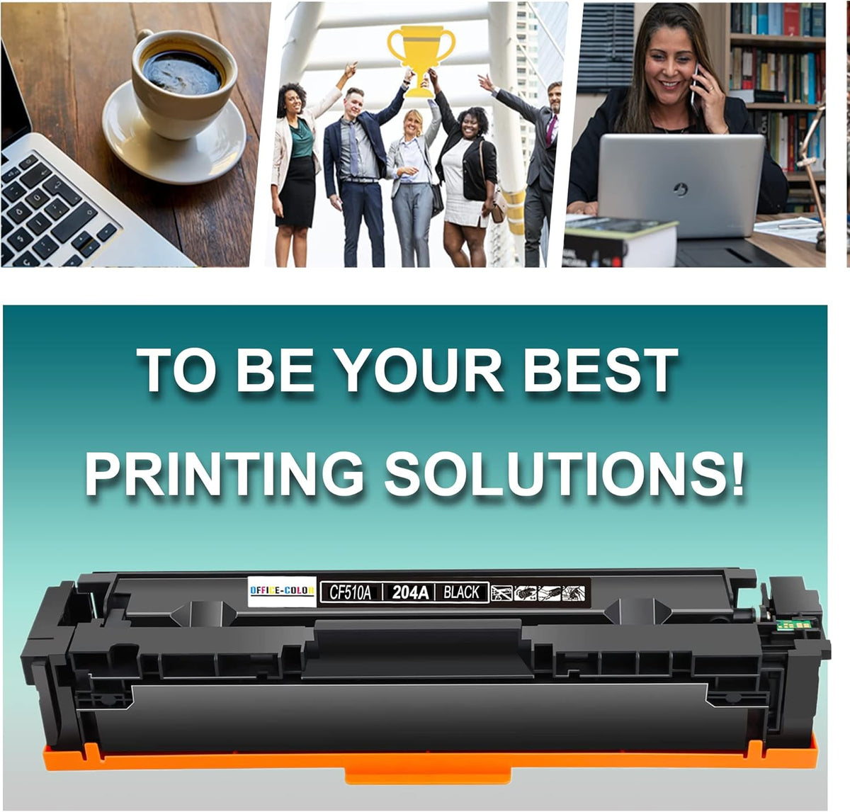 2 Pack Black Compatible Toner Cartridge O41076