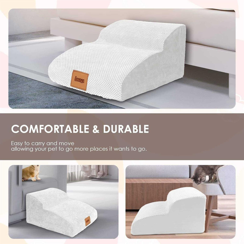 2-Step 30D Foam Pet Stairs with Waterproof Cover A663816