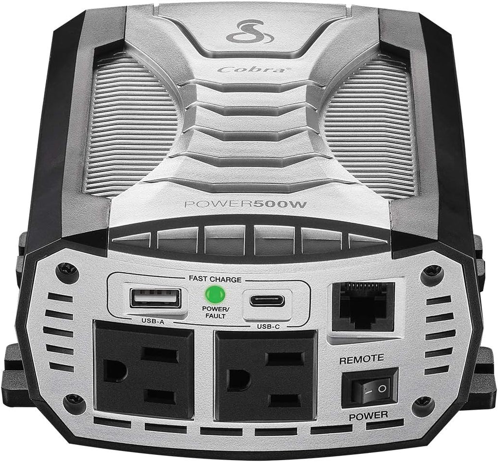 400W Power Inverter with 2 AC Outlets and 2 USB Ports F626