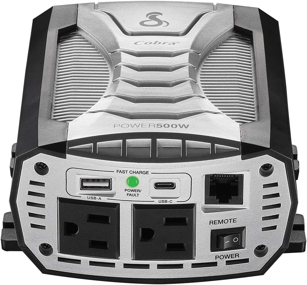400W Power Inverter with 2 AC Outlets and 2 USB Ports F626