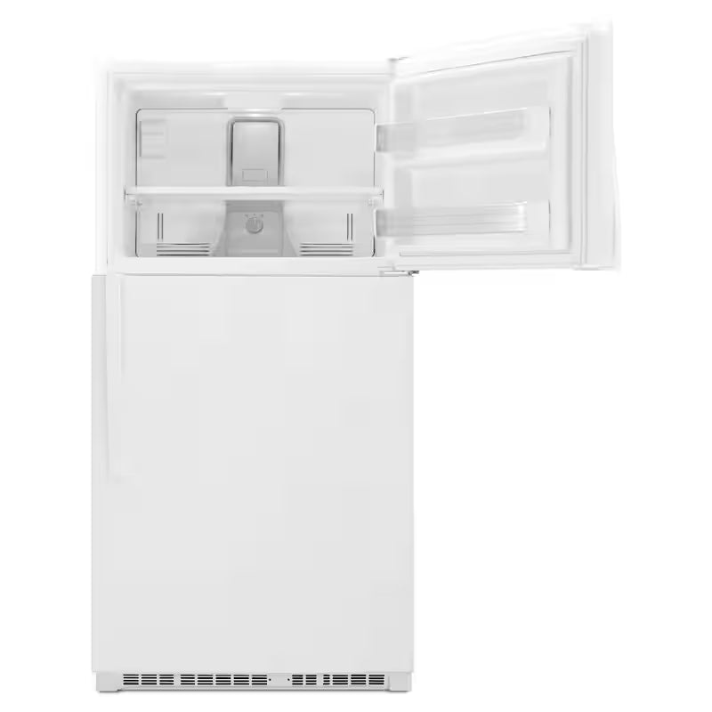 30 in. 18.3 cu. ft. White Top Freezer Refrigerator J876