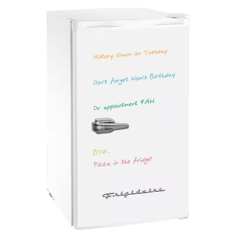 White 3.2 cu. ft. Mini Refrigerator with Compact Freezer C3600