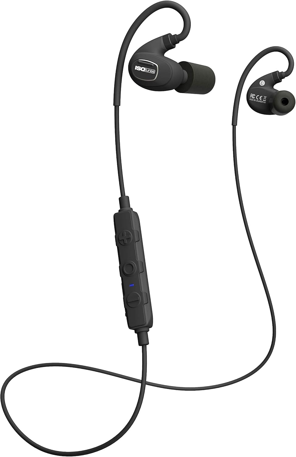 Bluetooth Earplug Headphones 27 dB Noise Reduction Matte Black V970