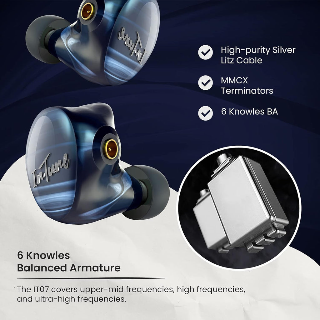 7-Driver In-Ear Monitor with Detachable Audio Cable M520