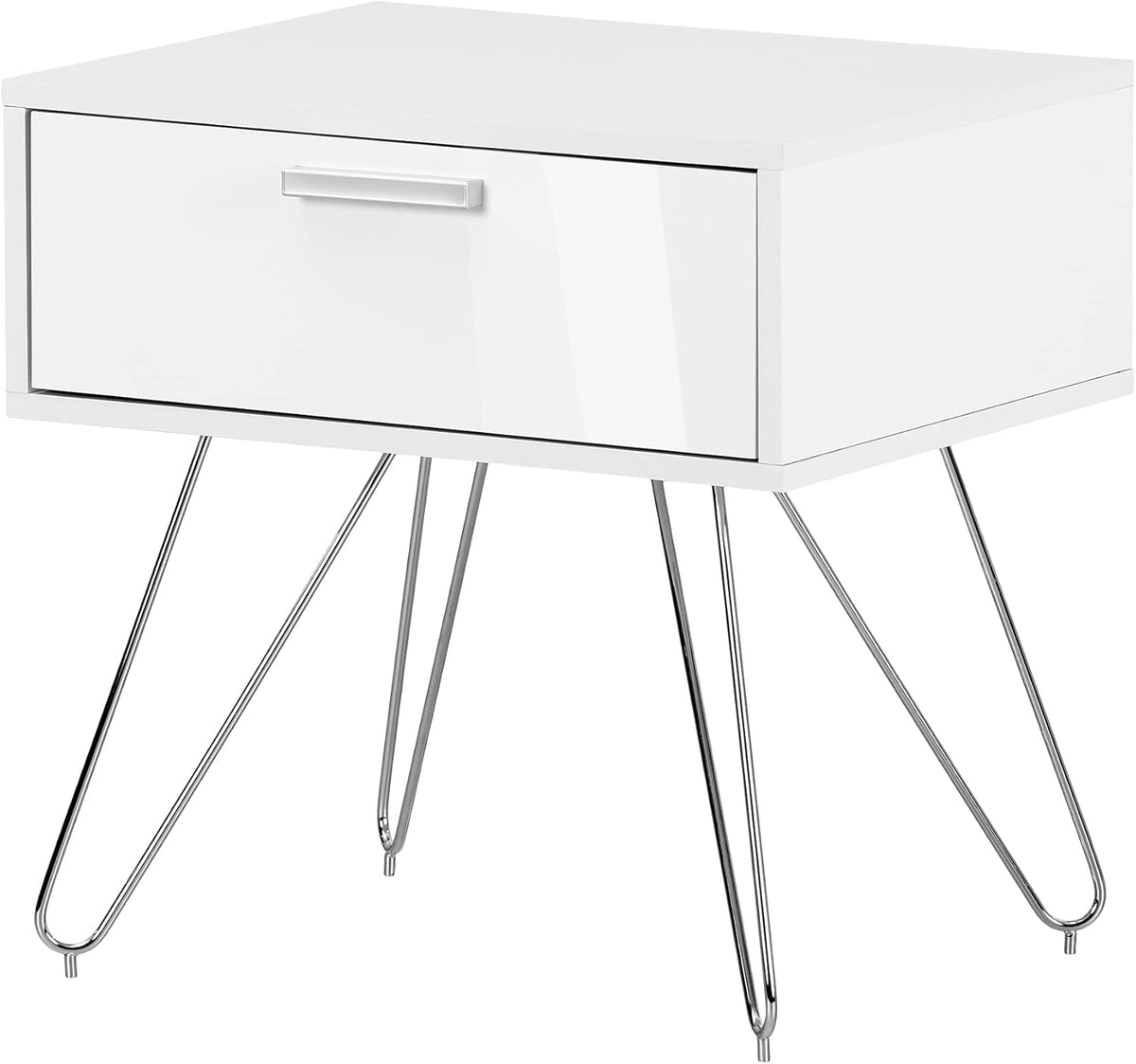 Pure White Nightstand Q2726