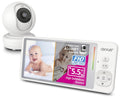 Video Baby Monitor with 5.5” Screen and 1080P Pan/Tilt Camera E294