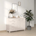 White Solid Wood Pine Sideboard Y46232
